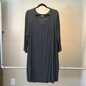 Maurice’s black and white striped dress